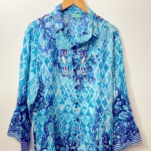 Antica Sartoria mens caftan shirt